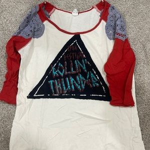 We the Free festival tee, size M